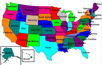 United States Map Labeling Worksheets Teaching Resources Tpt