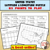 Latitude and Longitude Worksheet - United States Coordinat