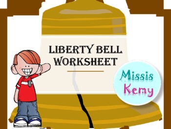United States Liberty bell Worksheet by Missis Kemy TPT