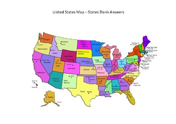 usa map states and cities