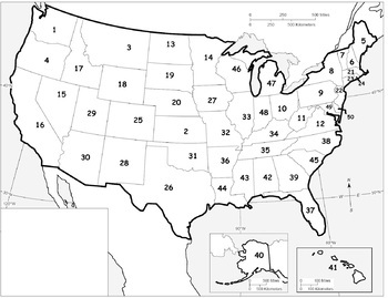 Us State Map Quiz Worksheets Teaching Resources Tpt