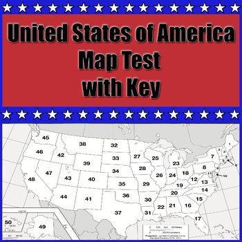 United States Map Quiz Worksheets Teaching Resources Tpt