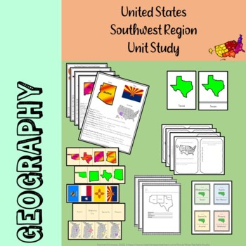 Preview of United States Southwest Region Unit Study