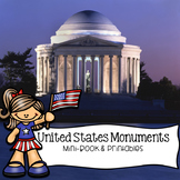 United States Monuments Washington D.C. Mini-Book and Printables