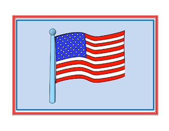Preview of United States National Anthem (Star Spangled Banner) Lyric Sequencing Cards
