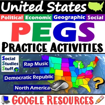 Preview of United States PEGS Factors Practice Activity and Worksheet | Google