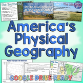 United States Physical Geography PowerPoint, Guided Notes,