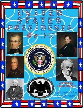 Preview of United States Presidents #11-15 including a game!