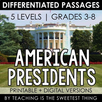 Preview of American Presidents: Passages - Distance Learning Compatible