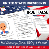 U.S. President Facts, Research and Activity Pack