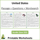 United States Reading Comprehension Bundle