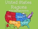United States Regions: A cut and paste activity