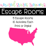 United States Regions Escape Rooms