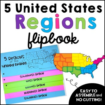 Preview of United States Regions Flipbook