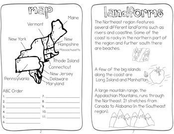 United States Regions Fun activities for teaching about U.S. Regions!