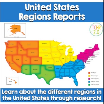Preview of United States Regions Research