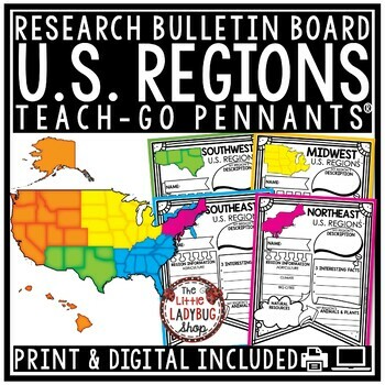 Download Regions of The United States Research Bundle - US Regions ...