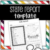 United States State Report Graphic Organizer Template