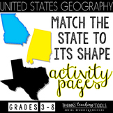 United States: States and Shapes Activity