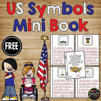 Preview of United States Symbols Book Activity