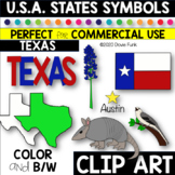United States Symbols Clip Art TEXAS