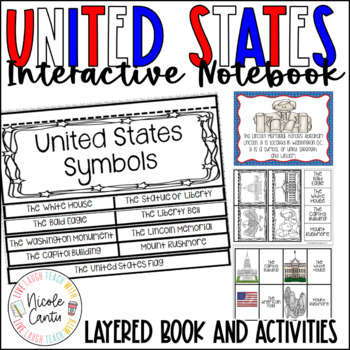 Preview of United State's Symbols- Interactive Notebook and Activities