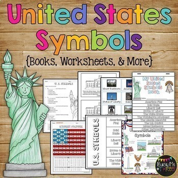Preview of United States Symbols Mega Unit American Symbols Activities Anchor Charts
