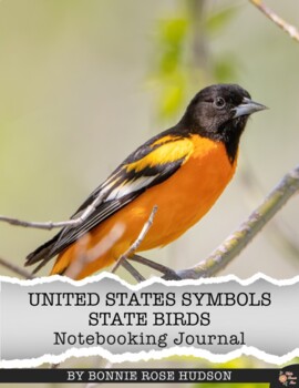Preview of United States Symbols: State Birds Notebooking Journal (with Easel Activity)