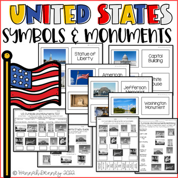 Preview of United States Symbols and Monuments Mini Lesson | US Symbols | US Monuments
