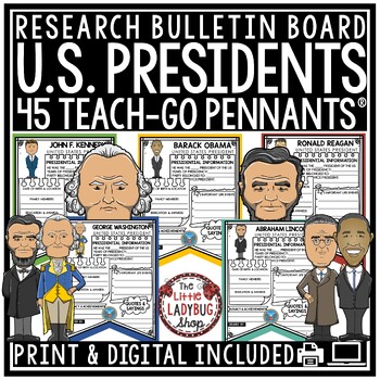 Preview of United States US Presidents Day Activities Research Project Biography Templates