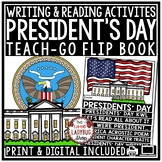 United States US Presidents' Day Writing Prompts Reading A