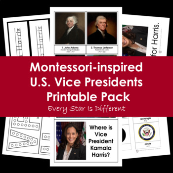 Preview of United States Vice Presidents Printable Pack