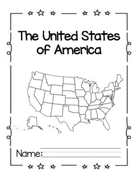 Preview of United States of America 50 States Book