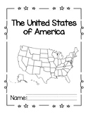 United States of America 50 States Book