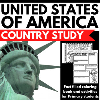 Preview of United States of America Country Study Research Projects - Differentiated - USA