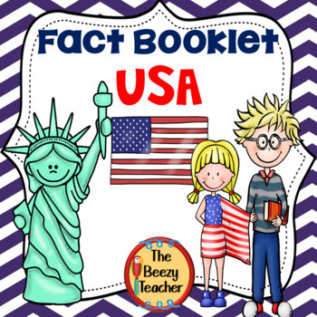 Preview of United States of America Fact Booklet | Nonfiction | Comprehension | Craft