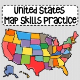 United States of America Map Skills Practice