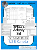 United States of America and Canada Reading & SPRITE Activity Set