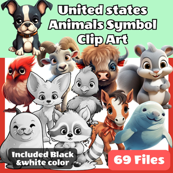 Preview of United states Animals Symbol Clip Art