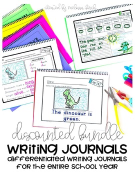 Preview of Differentiated Writing Curriculum- Level's 1-7 (Discounted Bundle)