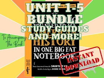 Preview of Units 1-5 Study Guide & Test BUNDLE! Everything you need to Ace American History