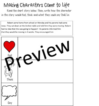 Preview of Units: Narrative Writing, Making Characters Come to Life