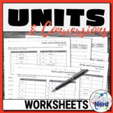 Units and Conversions Worksheets | Printable and Digital