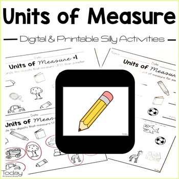Preview of Units of Measure  (Distance Learning)