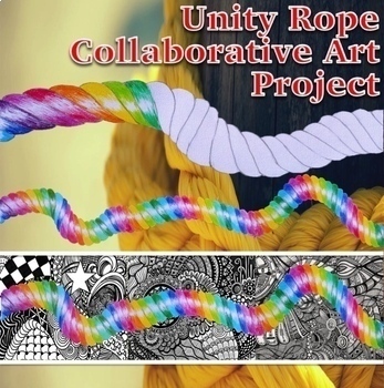 Collaborative Unity Poster Art Project. Unity Rope by Art With Benalisa