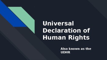 Preview of Universal Declaration of Human Rights (UDHR)