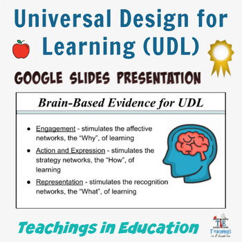Preview of Universal Design for Learning: Editable Presentation