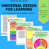 Universal Design for Learning - Fully Editable Planning Templates!