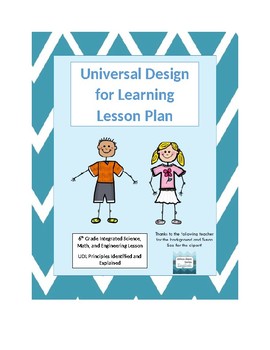 Preview of Universal Design for Learning Lesson Plan