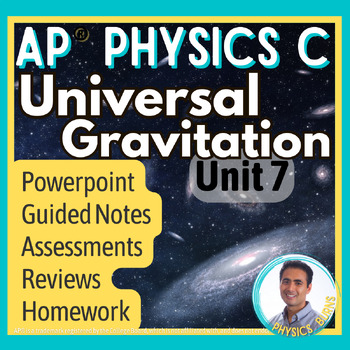 Preview of Universal Gravitation PPT | AP® Physics C | Full Unit Bundle